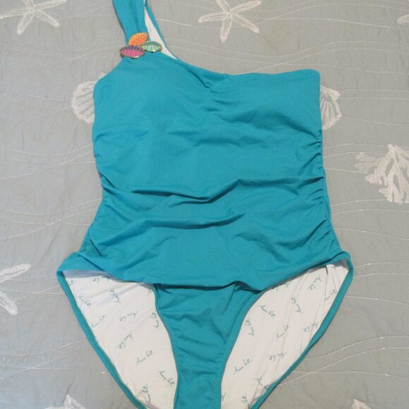 Anne Cole One Piece One Sholder Swimsuit - Picture 1 of 7